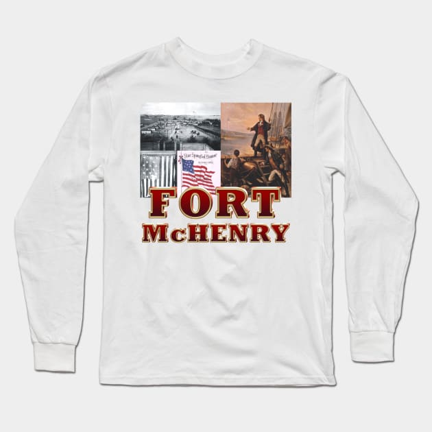 Fort McHenry Long Sleeve T-Shirt by teepossible